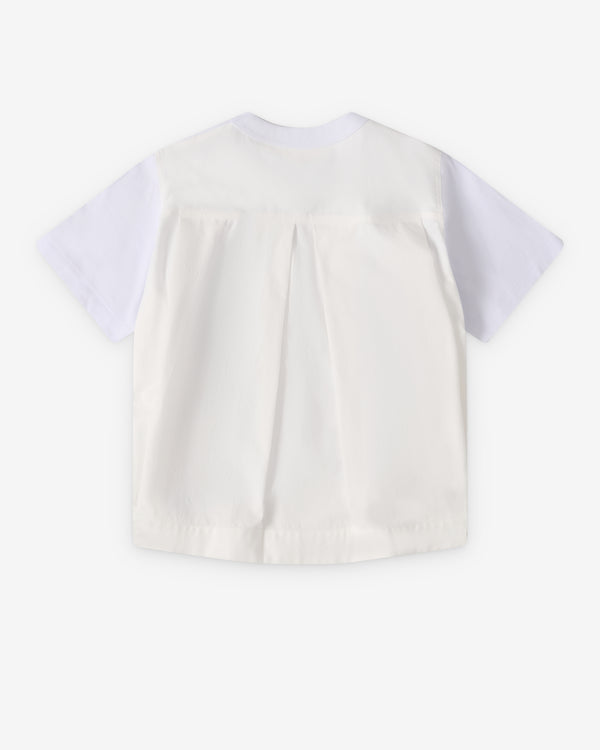 Sacai  - Women's Jersey T-Shirt - (White/Cream)