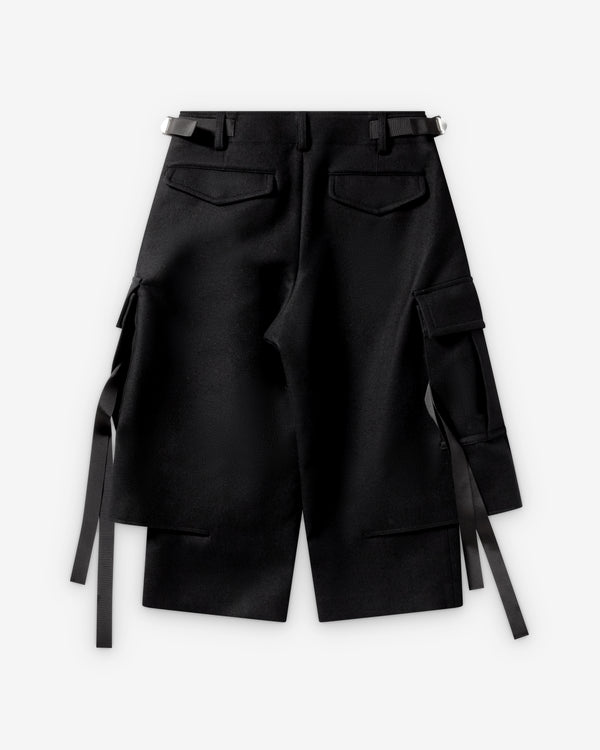 Sacai  - Women's Wool Melton Pants - (Black)