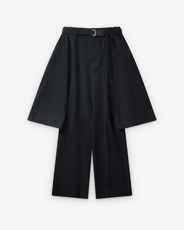 Sacai  - Women's Wool Flannel Pants - (Black)