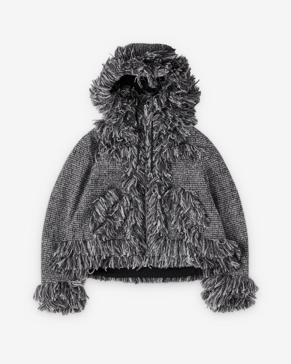 Sacai  - Women's Tweed Blouson - (Grey)