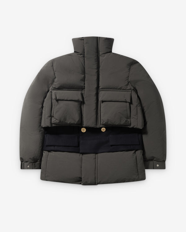 Sacai  - Women's Puffer Jacket - (Khaki/Black)