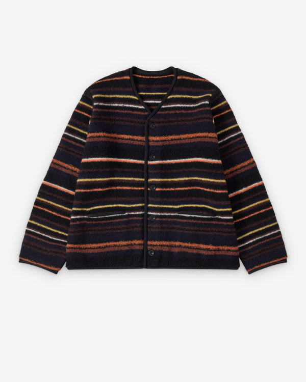 Sacai  - Men's Mix Knit Cardigan - (Striped/Multi)