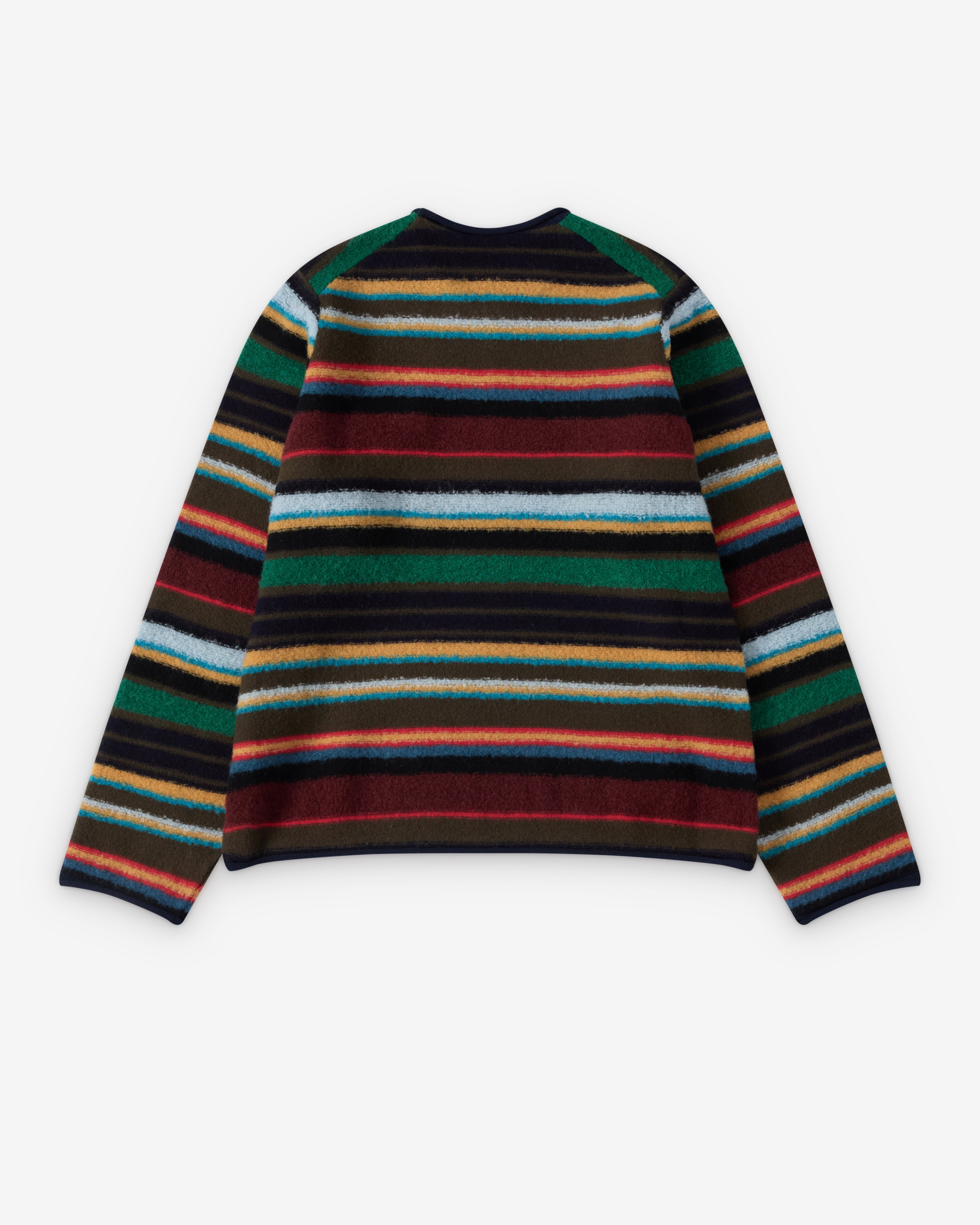 Sacai : Men's Mix Knit Pullover (Stripe/Multi) | Dover Street