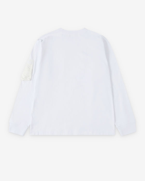 Sacai  - Men's Jersey Long Sleeve T-Shirt - (White)