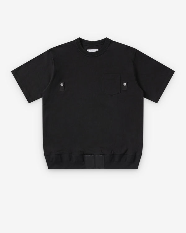 Sacai  - Men's Cotton Jersey T-Shirt - (Black)