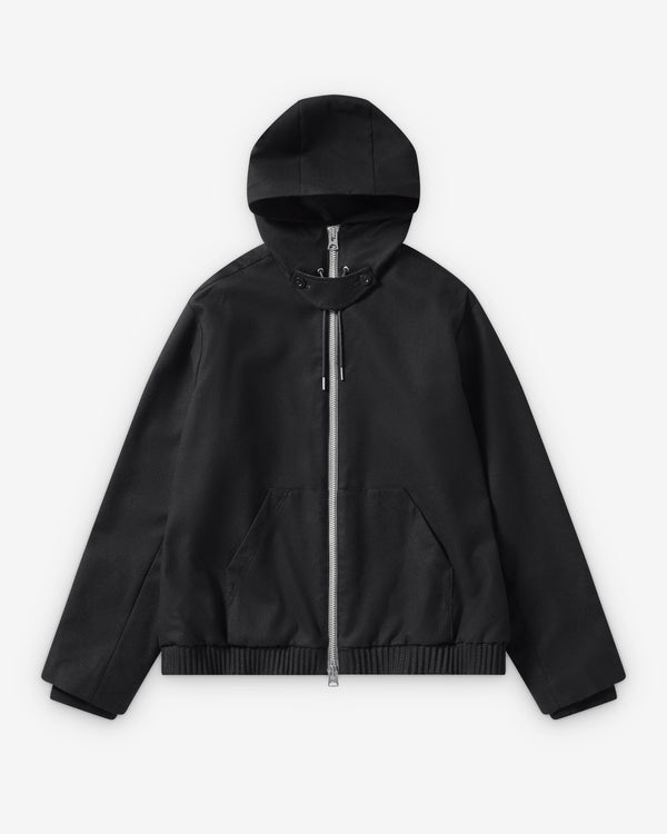 Sacai  - Men's Flannel Hoodie - (Black)