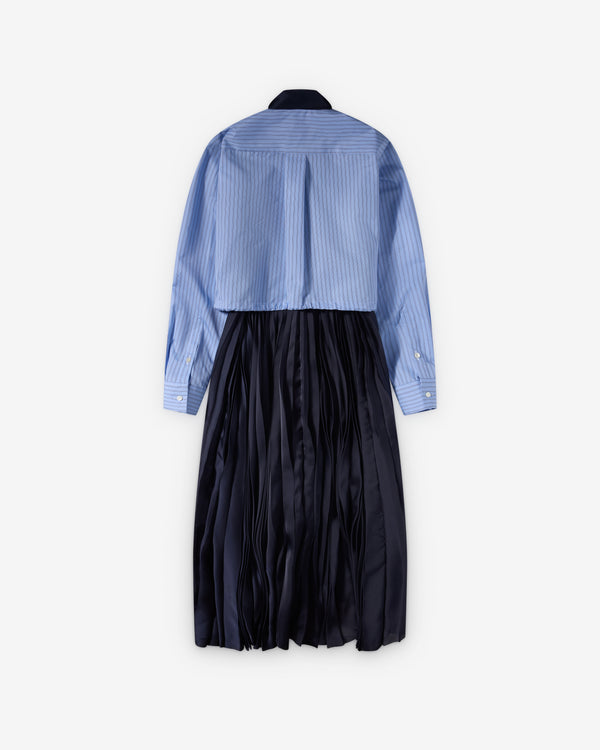 Sacai  - Women's Poplin Dress - (Blue)