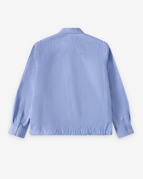Sacai  - Men's Drawstring Poplin Shirt - (Blue)