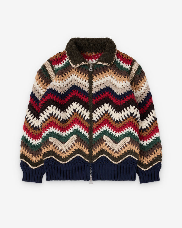 Sacai  - Men's Mix Crochet Blouson - (Multi)