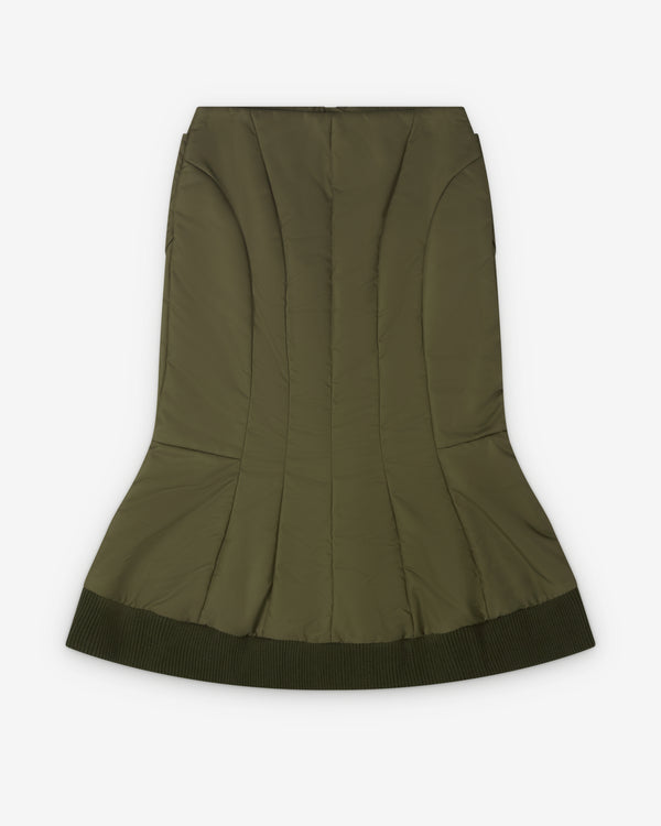 Simone Rocha  - Women's Padded Sculpt Bomber Skirt - (Khaki)