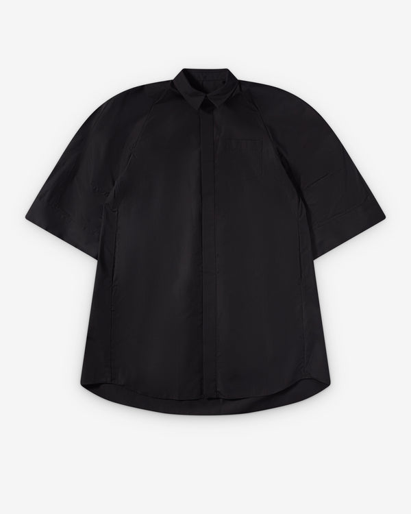 Sacai  - Women's Suiting X Crepe Back Satin Shirt - (Black)