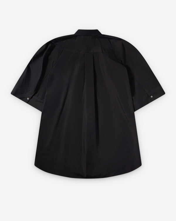 Sacai  - Women's Suiting X Crepe Back Satin Shirt - (Black)