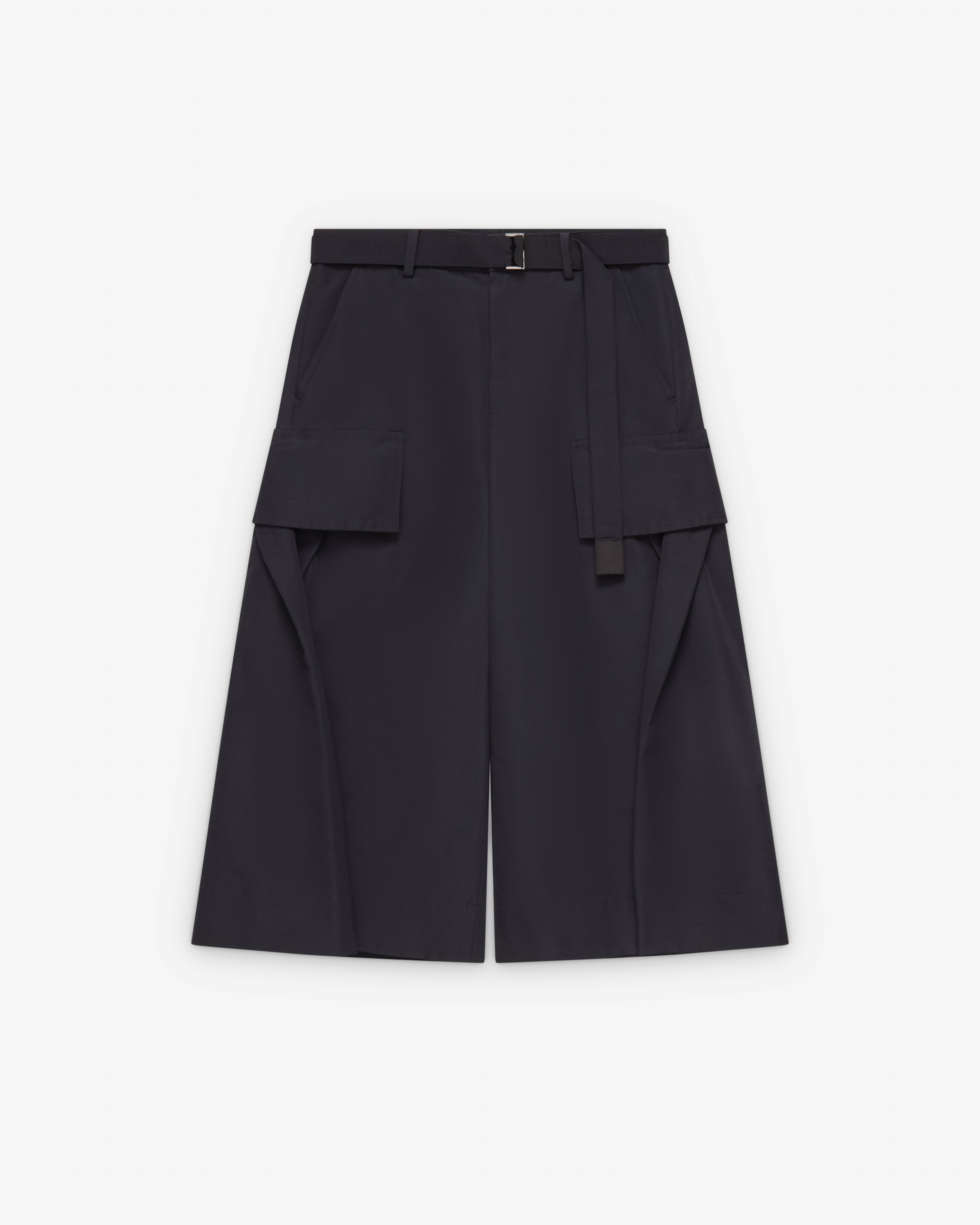 Sacai : Women's Grosgrain Bonding Pants (Black) | Dover Street