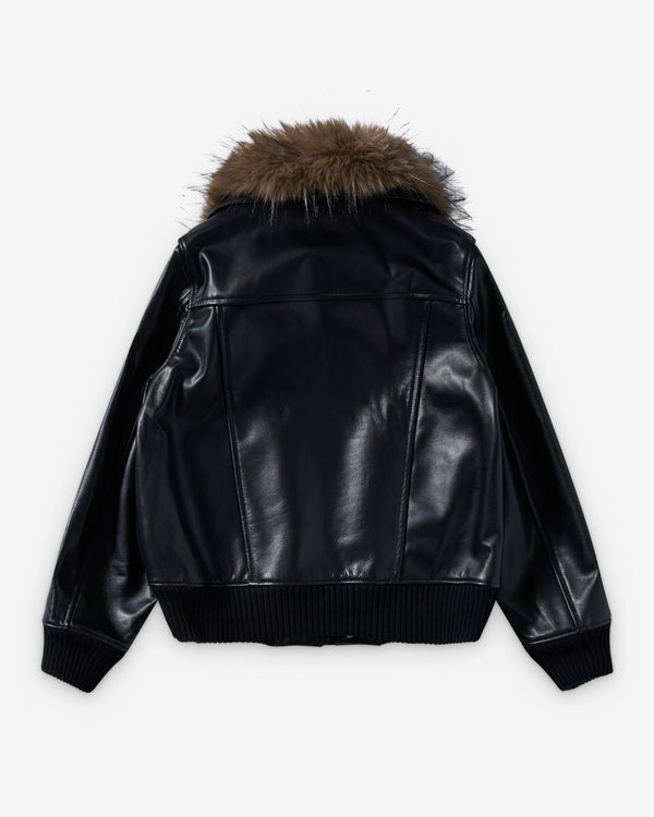 Sacai - Women's Leather Blouson - (Black)