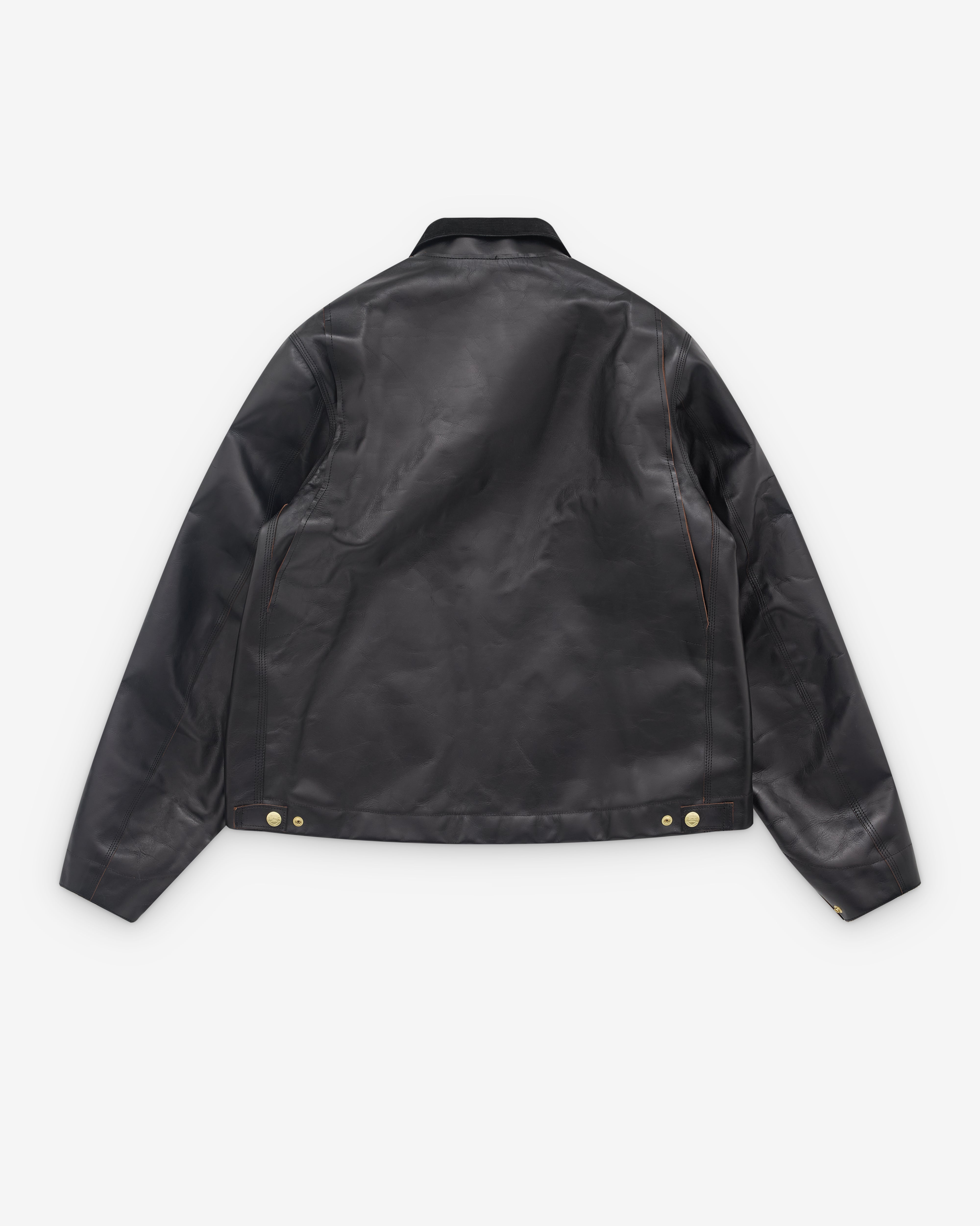 Sacai: Men's Carhartt WIP Leather Jacket (Black) | DSML E-SHOP
