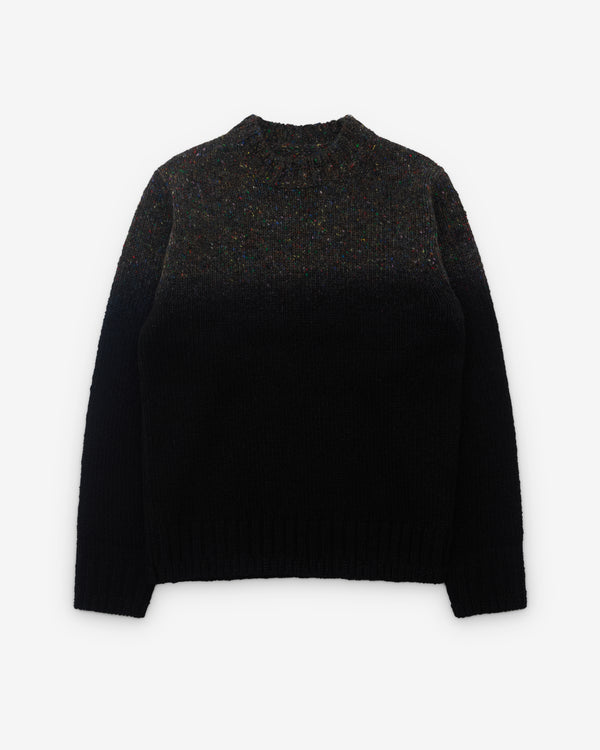 sacai - Men’s Garment Dye Wool Knit Pullover - (Black)