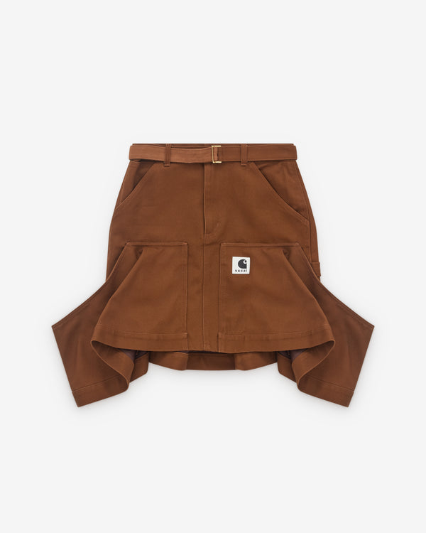 Sacai - Women's Carhartt WIP Canvas Skirt - (Brown)