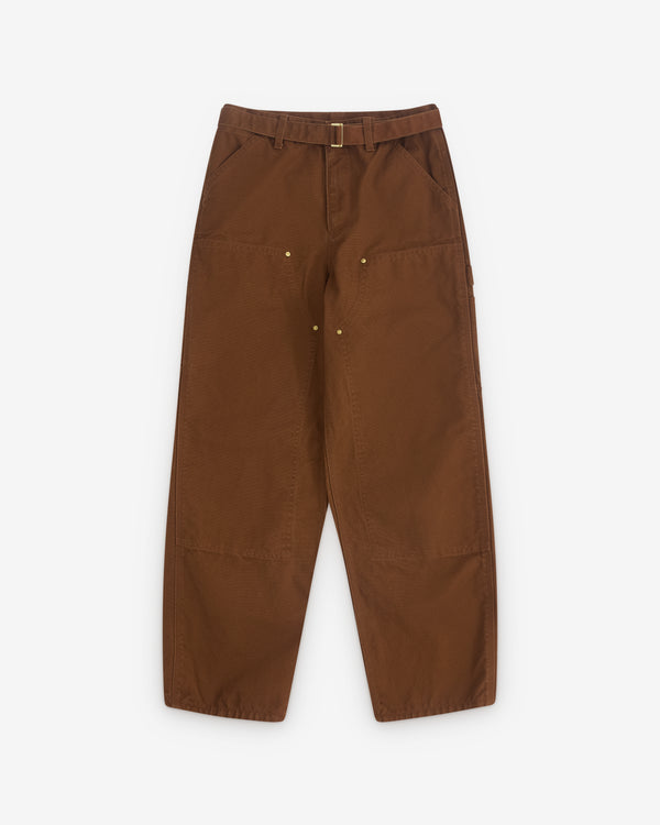 Sacai - Men's Carhartt WIP Canvas Work Pants - (Brown)
