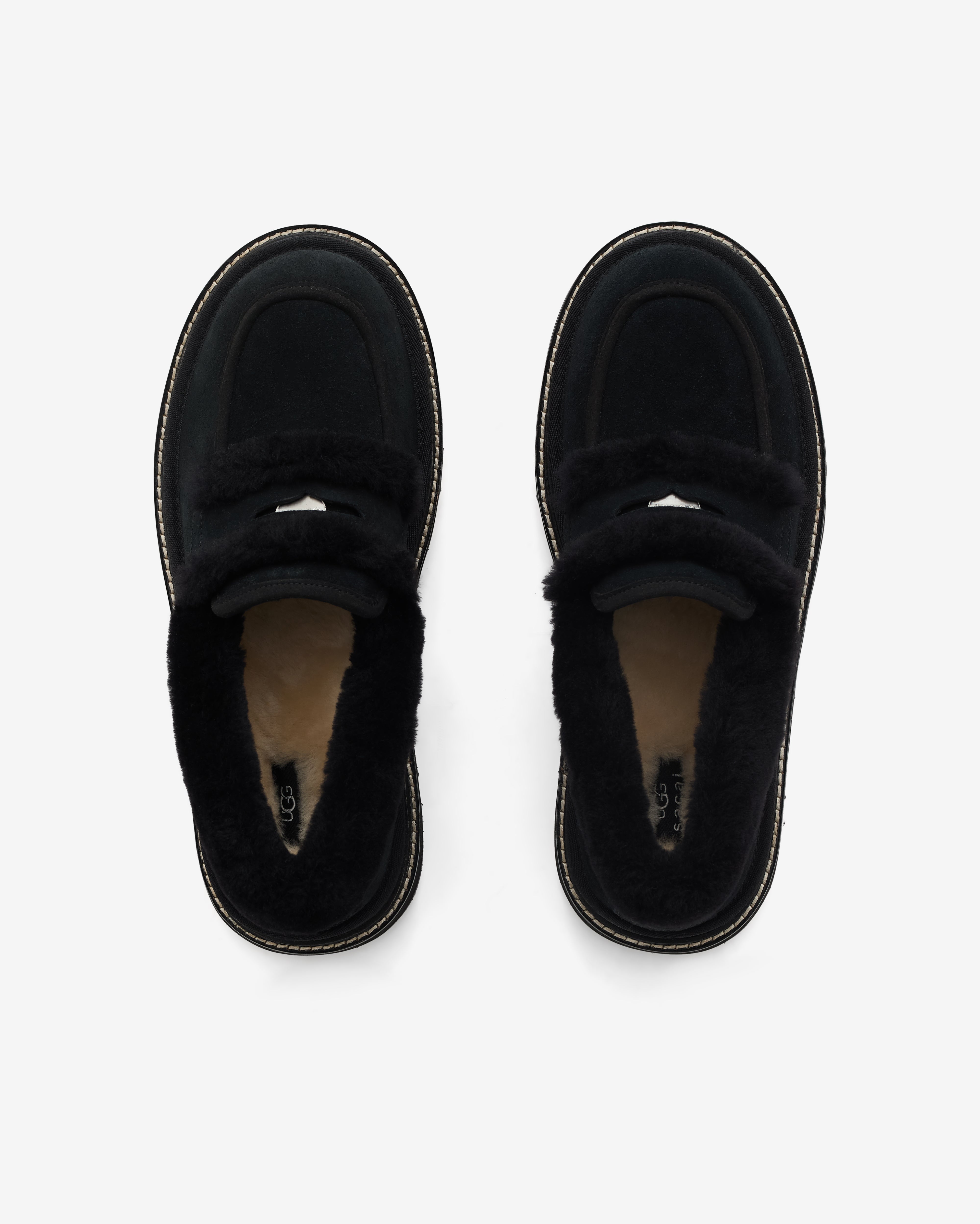Ugg: Sacai Loafer (Black) | DSML E-SHOP