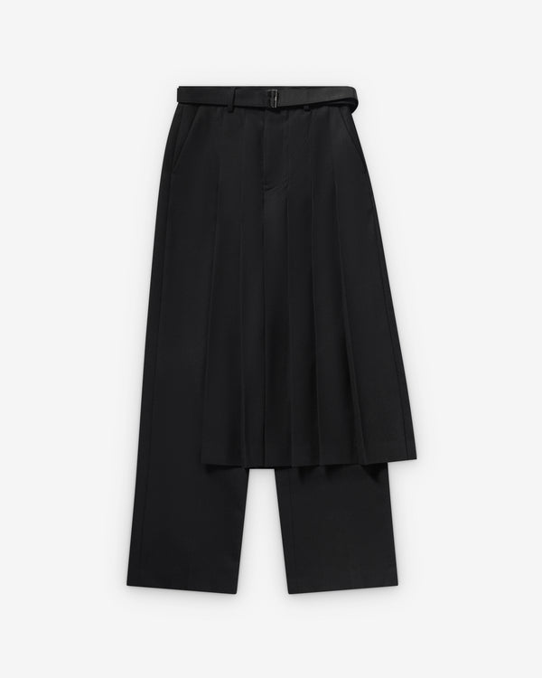 Sacai  - Women's Skirt Overlay Trousers - (Black)
