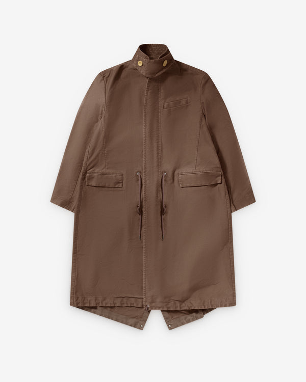 Sacai  - Men's Sueded Cotton Coat - (Khaki)
