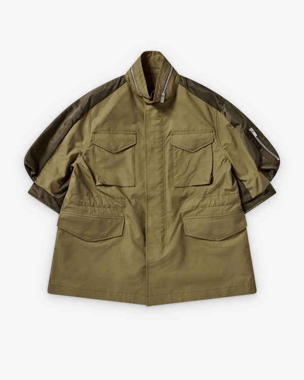 Sacai  - Women's Cotton Weather Jacket - (Khaki)