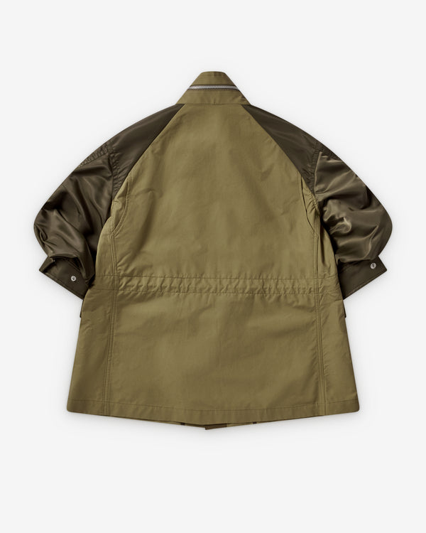 Sacai  - Women's Cotton Weather Jacket - (Khaki)