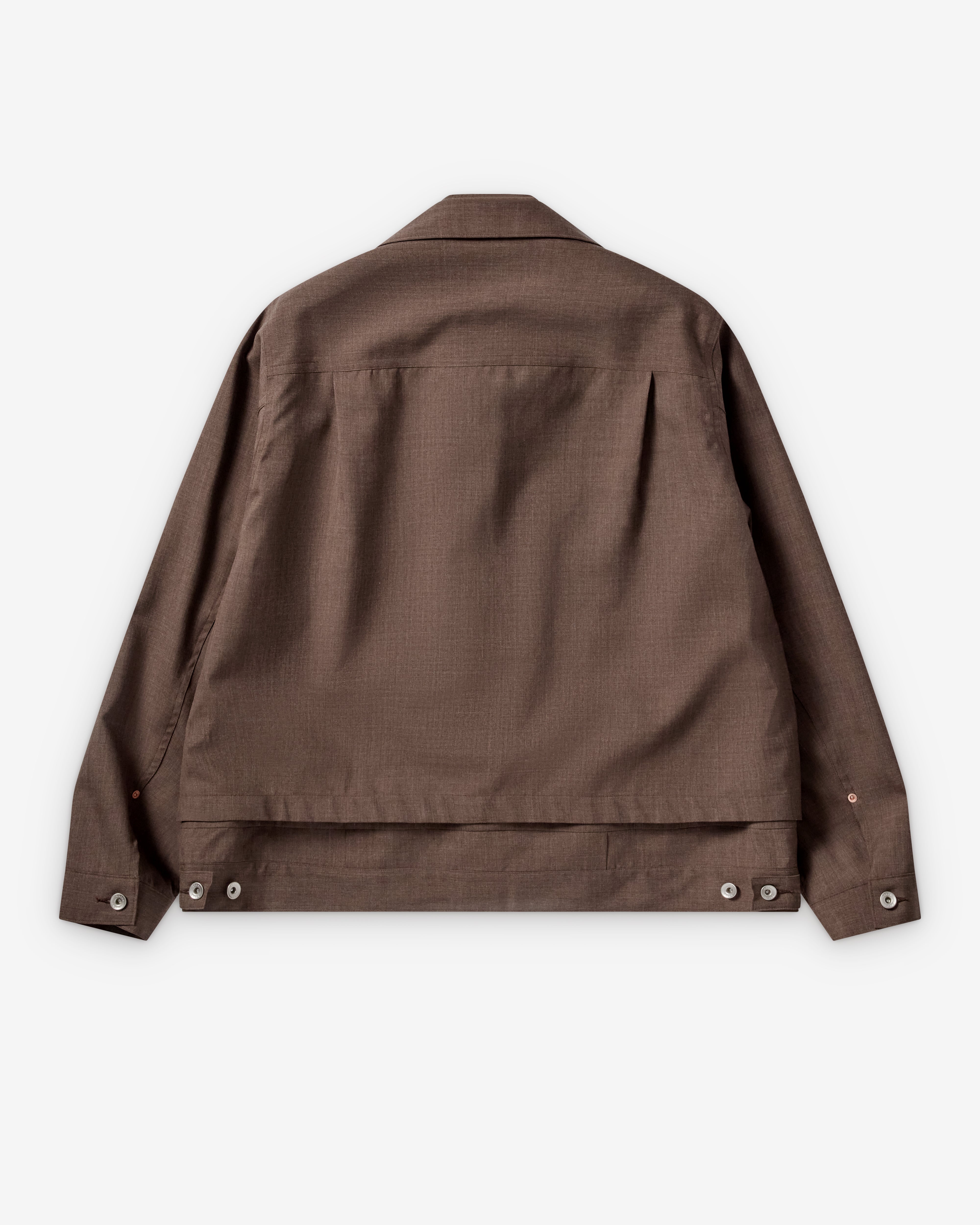 Sacai : Men's Suiting Jacket (Brown) | Dover Street Market London