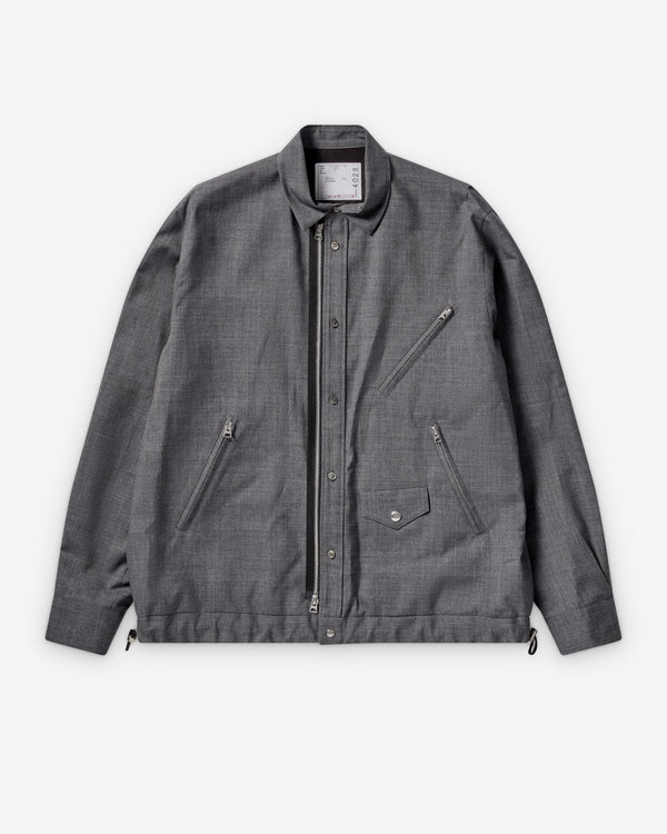 Sacai  - Men's Suiting Blouson - (Grey)