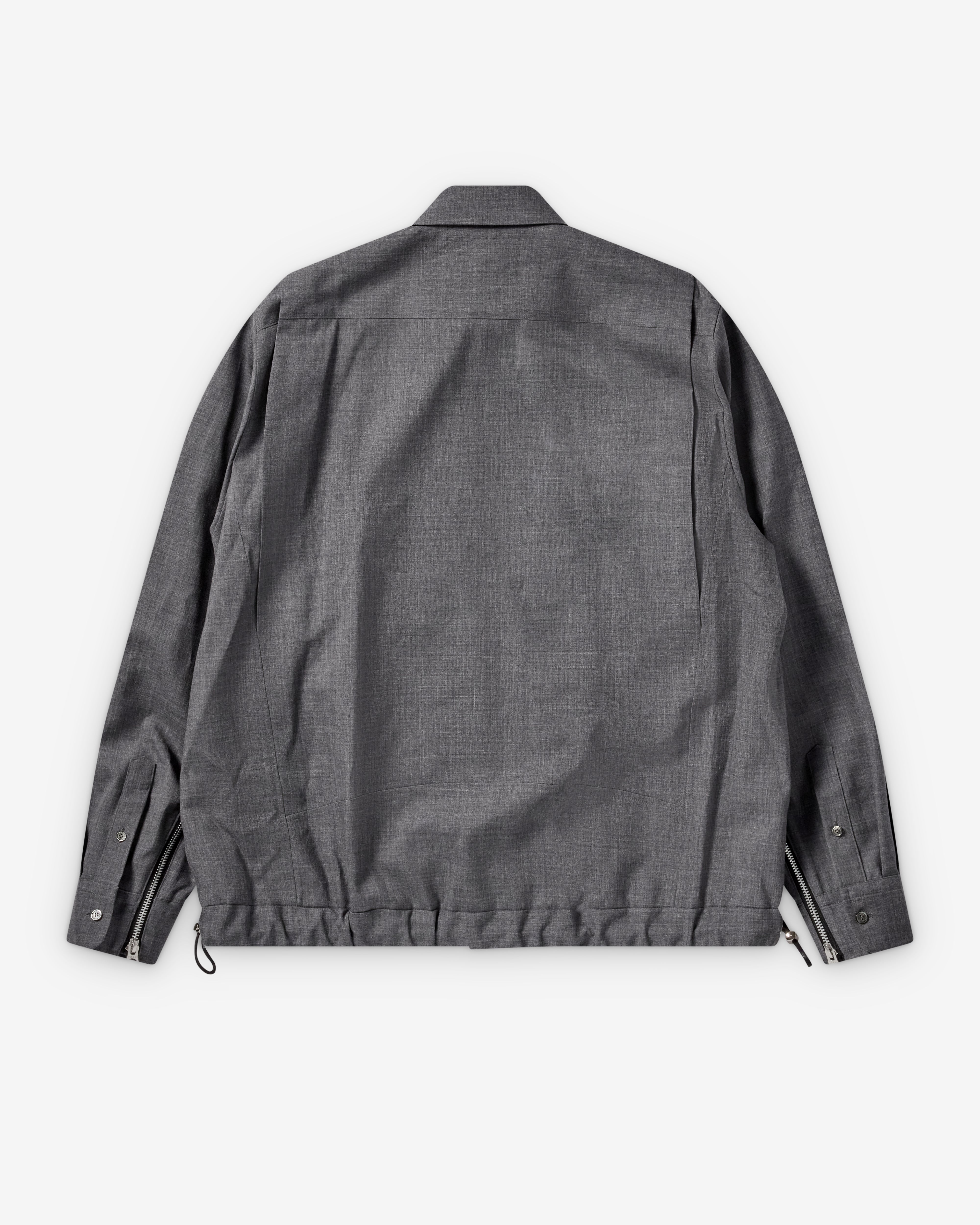 Sacai : Men's Suiting Blouson (Grey) | Dover Street Market London