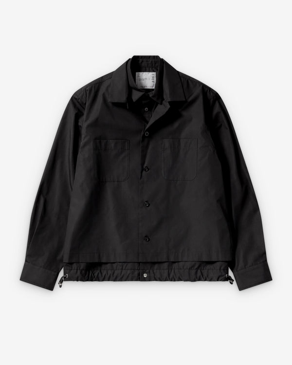 Sacai  - Men's Poplin Shirt - (Black)