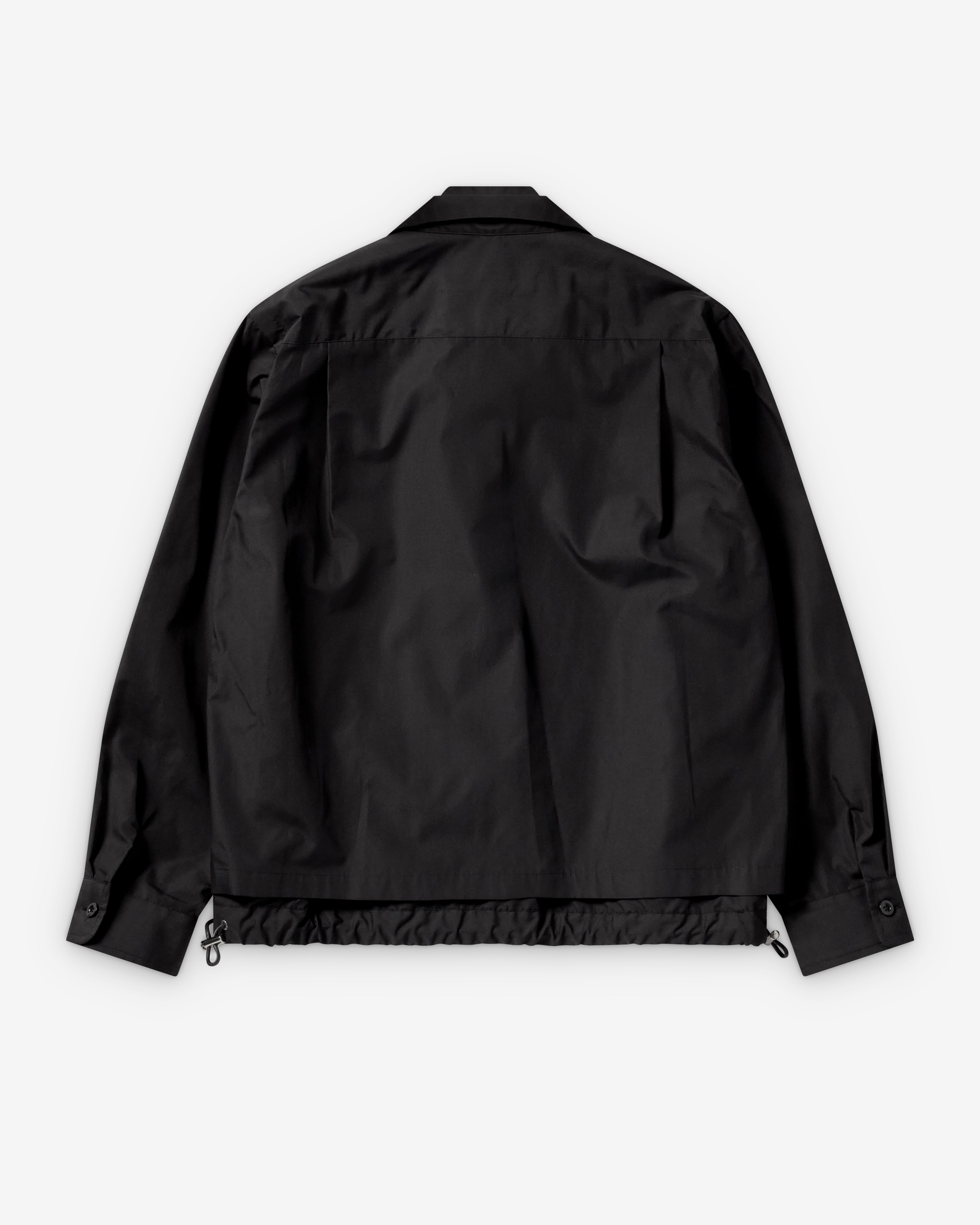 Sacai : Men's Poplin Shirt (Black) | Dover Street Market London