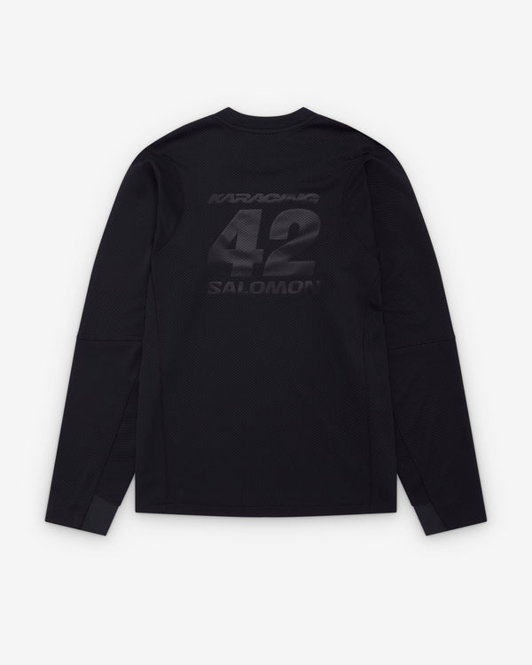 L'Art De L'Automobile - Men's Salomon Motomesh Pullover - (Deep Black)