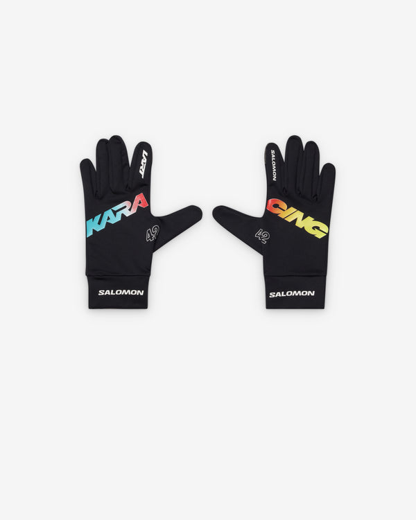 L'Art De L'Automobile - Men's Salomon Gloves - (Deep Black)