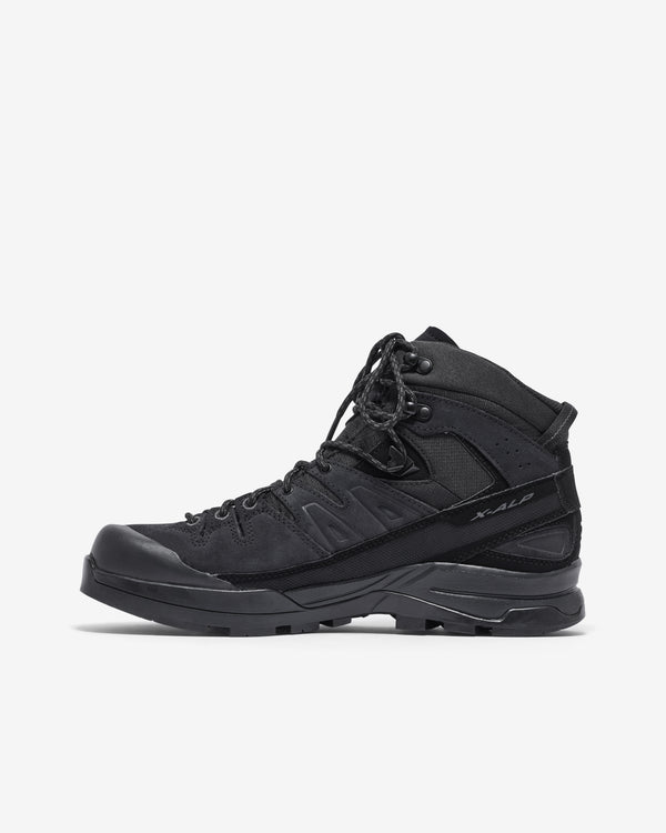Salomon - Men’s X-ALP Mid Leather GORETEX Boot - (Black/Black)