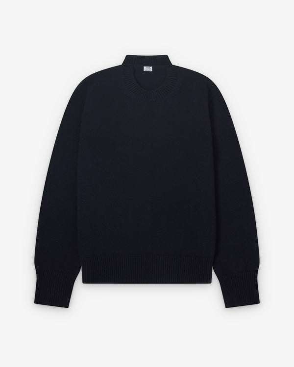 Salon C. Lundman - Men's Chunky O-Neck - (Navy)