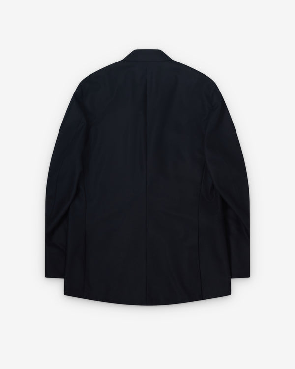 Salon C. Lundman - Men's Peak Flannel Blazer - (Black)