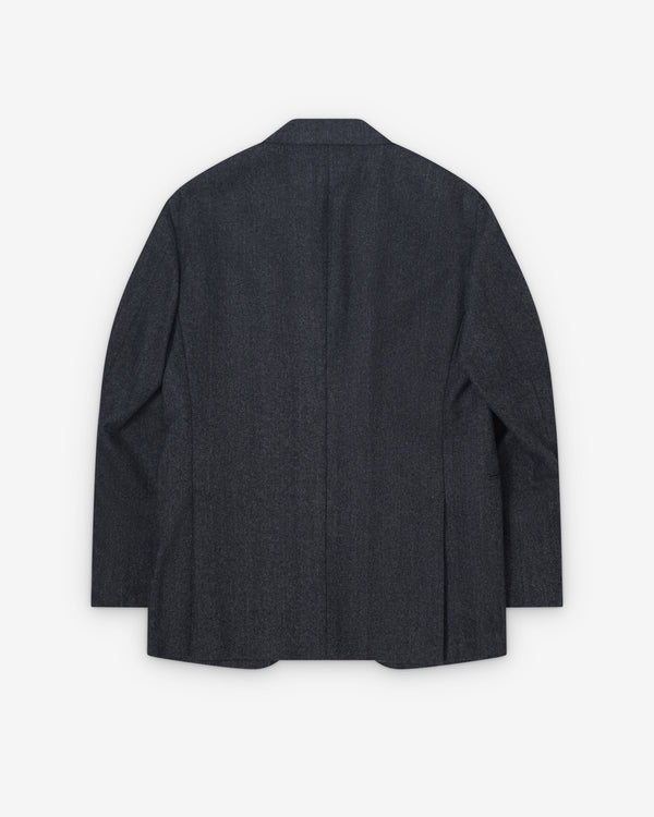 Salon C. Lundman - Men's Herringbone Blazer - (Light Grey)