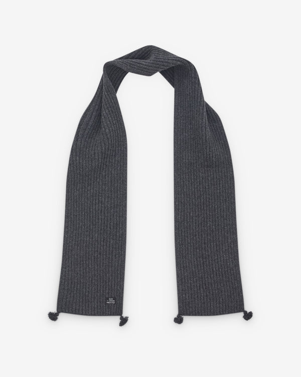 Salon C. Lundman - Men's Knitted Tassel Scarf - (Grey)