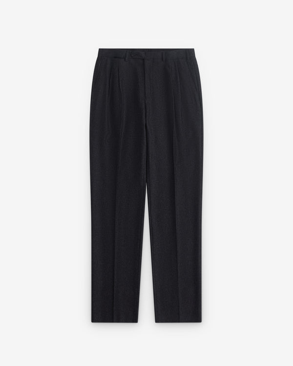 Salon C. Lundman - Men's Double Pleat Trouser - (Dark Grey)