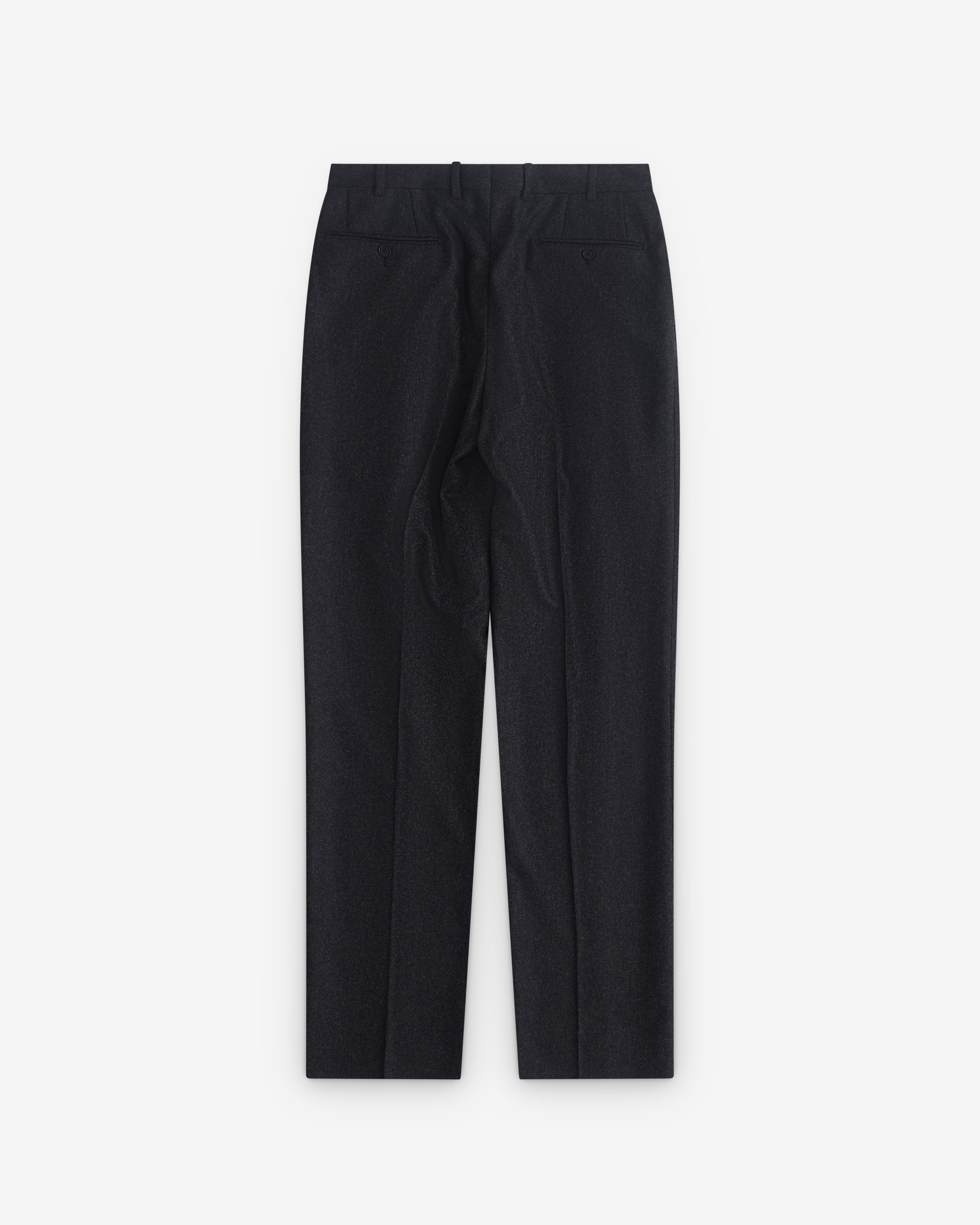 Salon C. Lundman: Men's Double Pleat Trouser (Dark Grey) | Dover