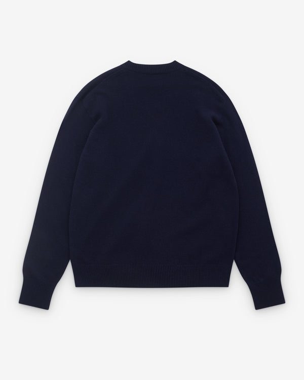 Salon C. Lundman - Men's V Neck Sweater - (Navy)