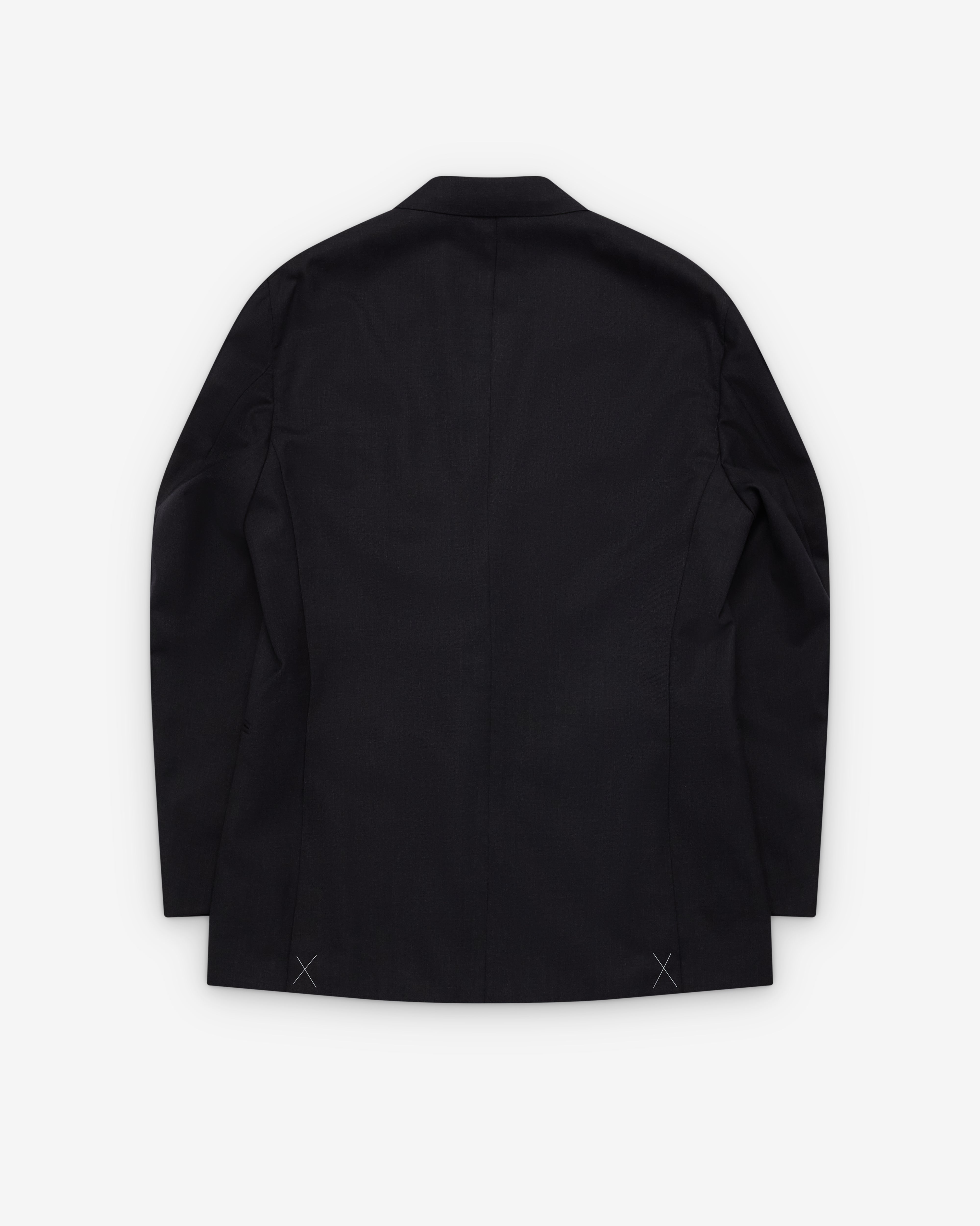 Salon C. Lundman: Men's Double Breasted Jacket (Dark Grey) | Dover
