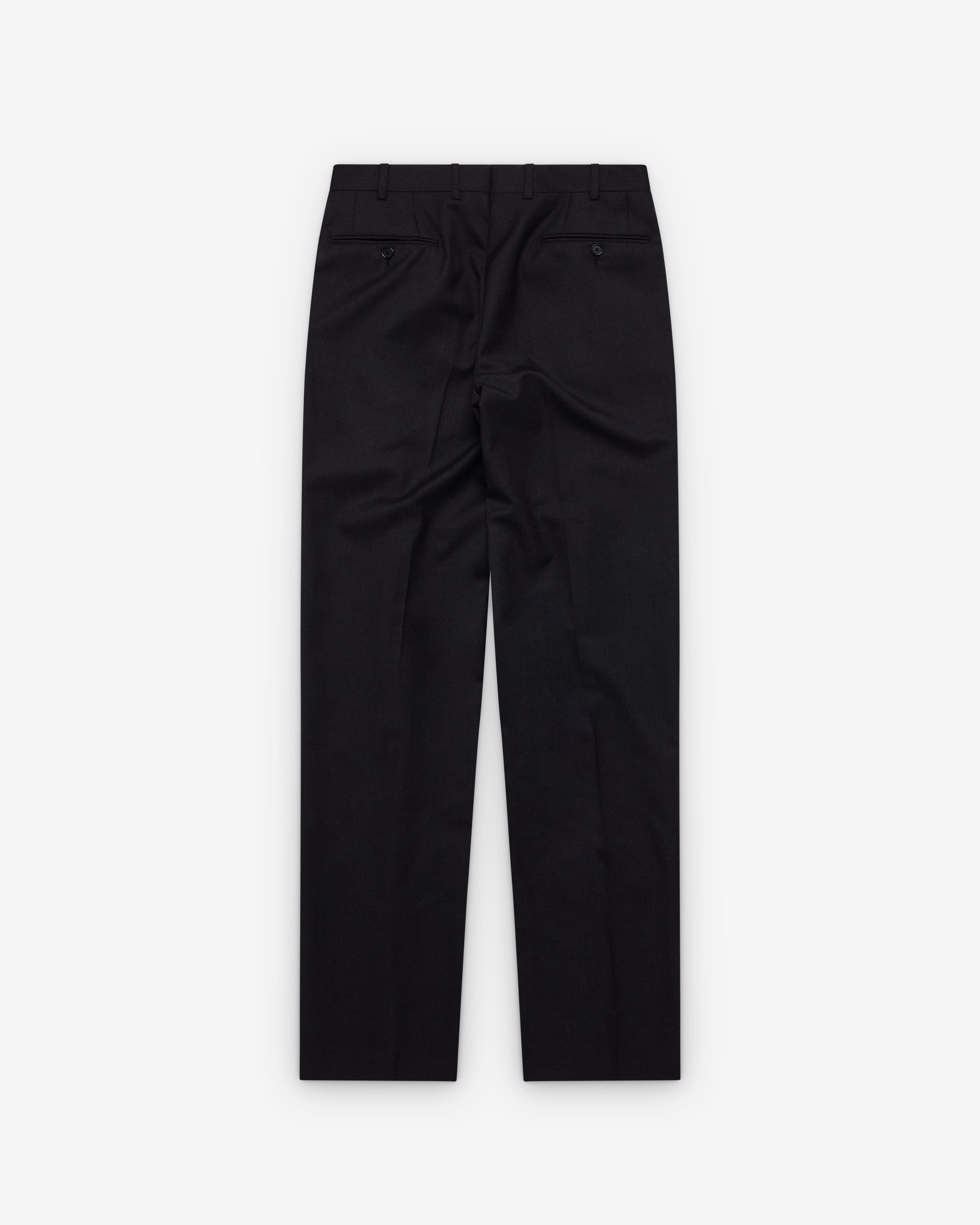 Salon C. Lundman: Men's Double Pleat Trouser (Dark Grey) | Dover