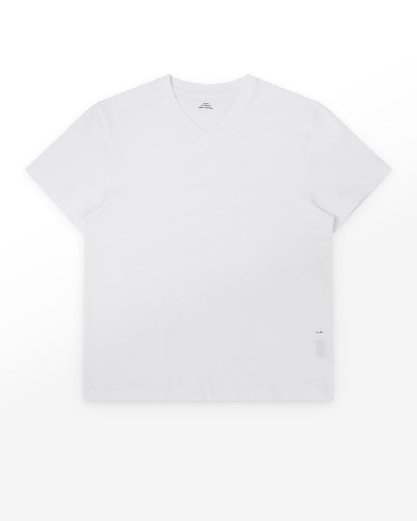Salon C. Lundman - Men's Short Sleeve V-Neck - (White)