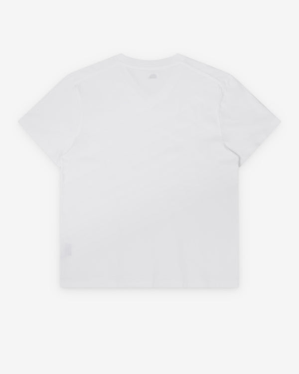 Salon C. Lundman - Men's Short Sleeve V-Neck - (White)