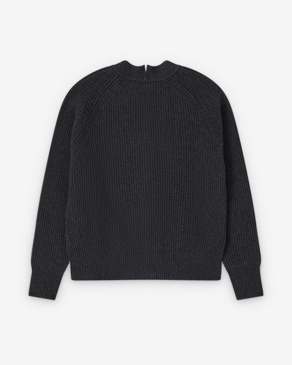 Salon C. Lundman - Men's Ribbed Cardigan - (Grey)