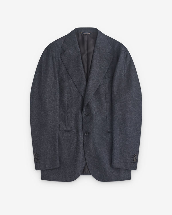 Salon C. Lundman - Men's Single Breasted Blazer - (Dark Grey)