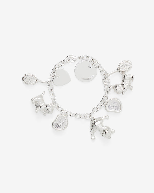 Sandy Liang - Women’s My First Pet Charm Bracelet - (Silver)