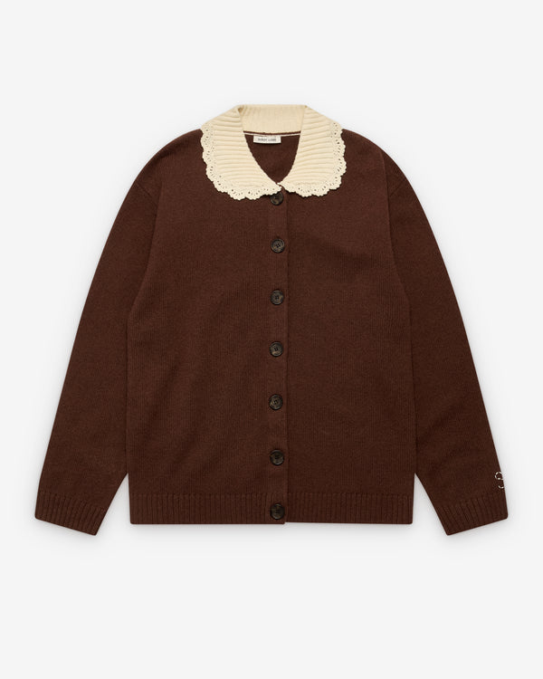 Sandy Liang - Women's Koda Cardigan - (Chocolate)